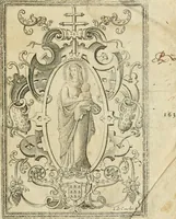 An illustration from Primeira[-segunda] parte da Historia ecclesiastica dos arcebispos de Braga, e dos santos, e varoes illustres, que florecerão neste arcebispado (1634)