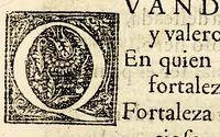 An illustration from Primera parte de Cortés Valeroso, y Mexicana, de Gabriel Lasso de la Vega . (1588)