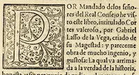 An illustration from Primera parte de Cortés Valeroso, y Mexicana, de Gabriel Lasso de la Vega . (1588)