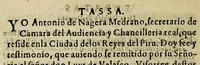 An illustration from Primera parte de la miscelanea austral de don Diego D'Avalos y Figueroa, en varios coloquios. Interlocutores, Delio, y Cilena. Con la Defensa de damas. (1602)
