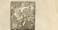 An illustration from Primera parte de las demostraciones católicas y principios en q<ue> se funda la verdad de nuestra christiana religión (1593)