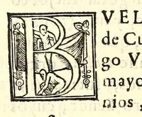 An illustration from Primera parte de la chronica augustiniana de Mechoacan, : en que se tratan, y escriuen las vidas de nueue varones apostolicos, augustinianos. (1624)