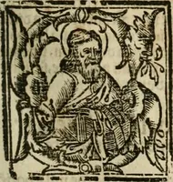 An illustration from Primera parte de las Cronicas de la orden de los frayles menores del seraphico padre Sant Francisco, instituydor y primero ministro general, que se puede llamar vitas patrum de los menores .. (1563)