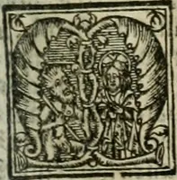 An illustration from Primera parte de las Cronicas de la orden de los frayles menores del seraphico padre Sant Francisco, instituydor y primero ministro general, que se puede llamar vitas patrum de los menores .. (1563)
