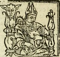 Picture 21 of 35 from Primera parte de las Cronicas de la orden de los frayles menores del seraphico padre Sant Francisco, instituydor y primero ministro general, que se puede llamar vitas patrum de los menores .. (1563), leaf 319