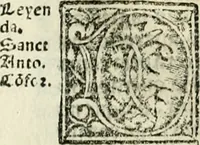 An illustration from Primera parte de las Cronicas de la orden de los frayles menores del seraphico padre Sant Francisco, instituydor y primero ministro general, que se puede llamar vitas patrum de los menores .. (1563)