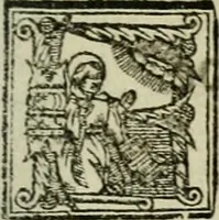 An illustration from Primera parte de las Cronicas de la orden de los frayles menores del seraphico padre Sant Francisco, instituydor y primero ministro general, que se puede llamar vitas patrum de los menores .. (1563)
