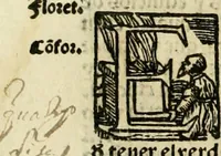 An illustration from Primera parte de las Cronicas de la orden de los frayles menores del seraphico padre Sant Francisco, instituydor y primero ministro general, que se puede llamar vitas patrum de los menores .. (1563)