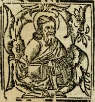 An illustration from Primera parte de las Cronicas de la orden de los frayles menores del seraphico padre Sant Francisco, instituydor y primero ministro general, que se puede llamar vitas patrum de los menores .. (1563)