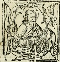 An illustration from Primera parte de las Cronicas de la orden de los frayles menores del seraphico padre Sant Francisco, instituydor y primero ministro general, que se puede llamar vitas patrum de los menores .. (1563)