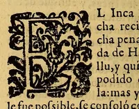 An illustration from Primera parte de los commentarios reales, : que tratan del origen de los Yncas, reyes que fueron del Peru, de su idolatria, leyes, y gouierno en paz y en guerra: de sus vidas y conquistas, y de todo lo que fue aquel imperio y su republica, antes que los españoles passaran a el. (1609)