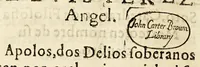 An illustration from Primera parte del Parnaso Antartico, de obras amatorias : Con las. 21. epistolas de Ouidio, i el in Ibin, en tercetos. Por Diego Mexia . (1608)