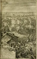 An illustration from Primera[-segunda] decada de las guerras de Flandes ... (1681)