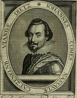 An illustration from Princelyck cabinet : verthoonende t'leven afcomste ende afbeeldingen der voornaemste vorste[n], princen, graven en heeren van Europa jegenwoordig regierende : mitsgaders beschrijvinge vanden staet, landen, rijckdommen ende incomsten der selver ... (1625)