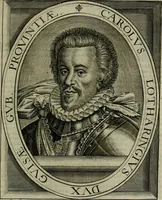 An illustration from Princelyck cabinet : verthoonende t'leven afcomste ende afbeeldingen der voornaemste vorste[n], princen, graven en heeren van Europa jegenwoordig regierende : mitsgaders beschrijvinge vanden staet, landen, rijckdommen ende incomsten der selver ... (1625)