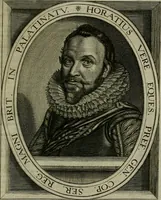 An illustration from Princelyck cabinet : verthoonende t'leven afcomste ende afbeeldingen der voornaemste vorste[n], princen, graven en heeren van Europa jegenwoordig regierende : mitsgaders beschrijvinge vanden staet, landen, rijckdommen ende incomsten der selver ... (1625)