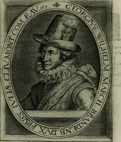 An illustration from Princelyck cabinet : verthoonende t'leven afcomste ende afbeeldingen der voornaemste vorste[n], princen, graven en heeren van Europa jegenwoordig regierende : mitsgaders beschrijvinge vanden staet, landen, rijckdommen ende incomsten der selver ... (1625)