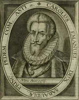 An illustration from Princelyck cabinet : verthoonende t'leven afcomste ende afbeeldingen der voornaemste vorste[n], princen, graven en heeren van Europa jegenwoordig regierende : mitsgaders beschrijvinge vanden staet, landen, rijckdommen ende incomsten der selver ... (1625)
