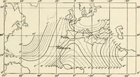 An illustration from Principal facts of the earth's magnetism and methods of determining the true meridian and the magnetic declination. Reprinted from the United States magnetic declination tables and isogonic charts for 1902 (1909)