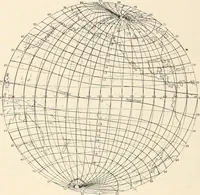 An illustration from Principal facts of the earth's magnetism and methods of determining the true meridian and the magnetic declination. Reprinted from the United States magnetic declination tables and isogonic charts for 1902 (1909)