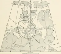 An illustration from Principal facts of the earth's magnetism and methods of determining the true meridian and the magnetic declination. Reprinted from the United States magnetic declination tables and isogonic charts for 1902 (1909)