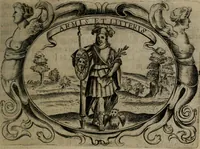 An illustration from Principe perfecto y ministros aiustados : documentos politicos, y morales en emblemas (1662)