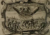 An illustration from Principe perfecto y ministros aiustados : documentos politicos, y morales en emblemas (1662)