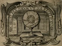 An illustration from Principe perfecto y ministros aiustados : documentos politicos, y morales en emblemas (1662)