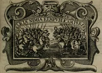 An illustration from Principe perfecto y ministros aiustados : documentos politicos, y morales en emblemas (1662)