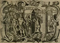 An illustration from Principe perfecto y ministros aiustados : documentos politicos, y morales en emblemas (1662)