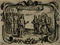 An illustration from Principe perfecto y ministros aiustados : documentos politicos, y morales en emblemas (1662)