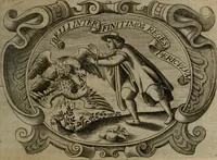 An illustration from Principe perfecto y ministros aiustados : documentos politicos, y morales en emblemas (1662)