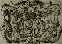 An illustration from Principe perfecto y ministros aiustados : documentos politicos, y morales en emblemas (1662)