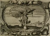 An illustration from Principe perfecto y ministros aiustados : documentos politicos, y morales en emblemas (1662)