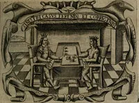 An illustration from Principe perfecto y ministros aiustados : documentos politicos, y morales en emblemas (1662)