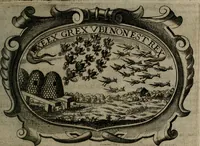 An illustration from Principe perfecto y ministros aiustados : documentos politicos, y morales en emblemas (1662)