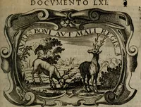 An illustration from Principe perfecto y ministros aiustados : documentos politicos, y morales en emblemas (1662)