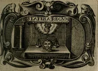 An illustration from Principe perfecto y ministros aiustados : documentos politicos, y morales en emblemas (1662)