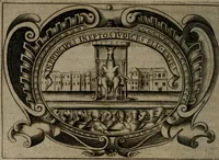 An illustration from Principe perfecto y ministros aiustados : documentos politicos, y morales en emblemas (1662)