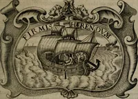 An illustration from Principe perfecto y ministros aiustados : documentos politicos, y morales en emblemas (1662)