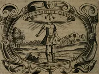An illustration from Principe perfecto y ministros aiustados : documentos politicos, y morales en emblemas (1662)