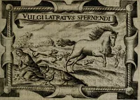 An illustration from Principe perfecto y ministros aiustados : documentos politicos, y morales en emblemas (1662)