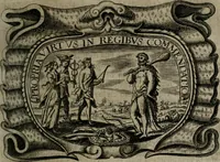An illustration from Principe perfecto y ministros aiustados : documentos politicos, y morales en emblemas (1662)