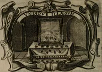 An illustration from Principe perfecto y ministros aiustados : documentos politicos, y morales en emblemas (1662)