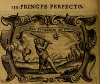 Picture 41 of 146 from Principe perfecto y ministros aivstados, docvmentos politicos, y morales. En emblemas (1662), leaf 157