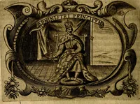 An illustration from Principe perfecto y ministros aivstados, docvmentos politicos, y morales. En emblemas (1662)