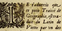 Picture 4 of 39 from Principes de cosmographie: (1643), leaf 15