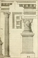 Picture 11 of 75 from Des principes de l'architecture, de la sculpture, de la peinture et des autres arts qui en dependent : avec un dictionnaire des terms propres à chacun de ces arts (1690), leaf 58