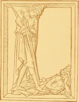 An illustration from Principia typographica. The block-books, or xylographic delineations of scripture history; issued in Holland, Flanders and Germany, during the fifteenth century, exemplified and considered in connexion with the origin of printing. To which is added an attempt to elucidate the character of the paper-marks of the period (1858)