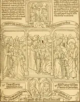 Picture 26 of 66 from Principia typographica. The block-books, or xylographic delineations of scripture history; issued in Holland, Flanders and Germany, during the fifteenth century, exemplified and considered in connexion with the origin of printing. To which is added an attempt to elucidate the character of the paper-marks of the period (1858), leaf 110